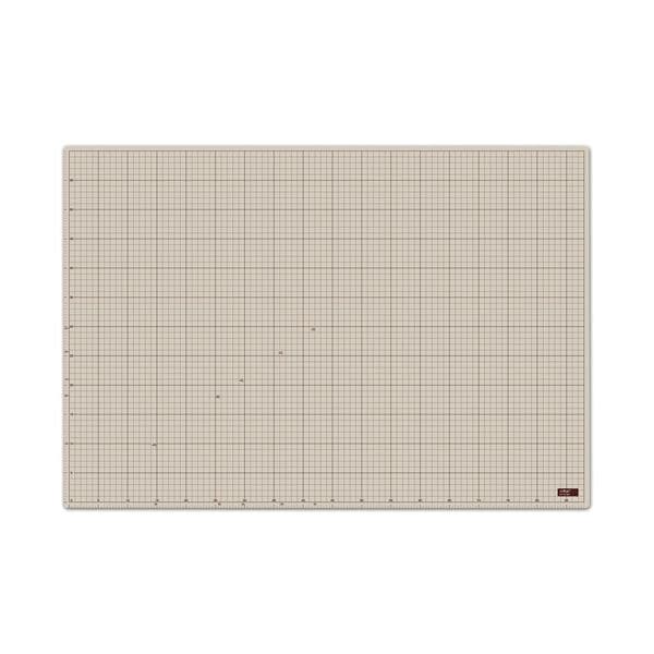 オルファカッターマット A1 620×900mm 表面:ソフトグレー 裏面:ブラウン 160B 1セット(5枚)