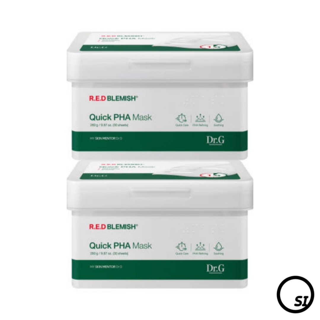 【1+1】レッド ブレミッシュ クイック パハマスク 30枚入+30枚入