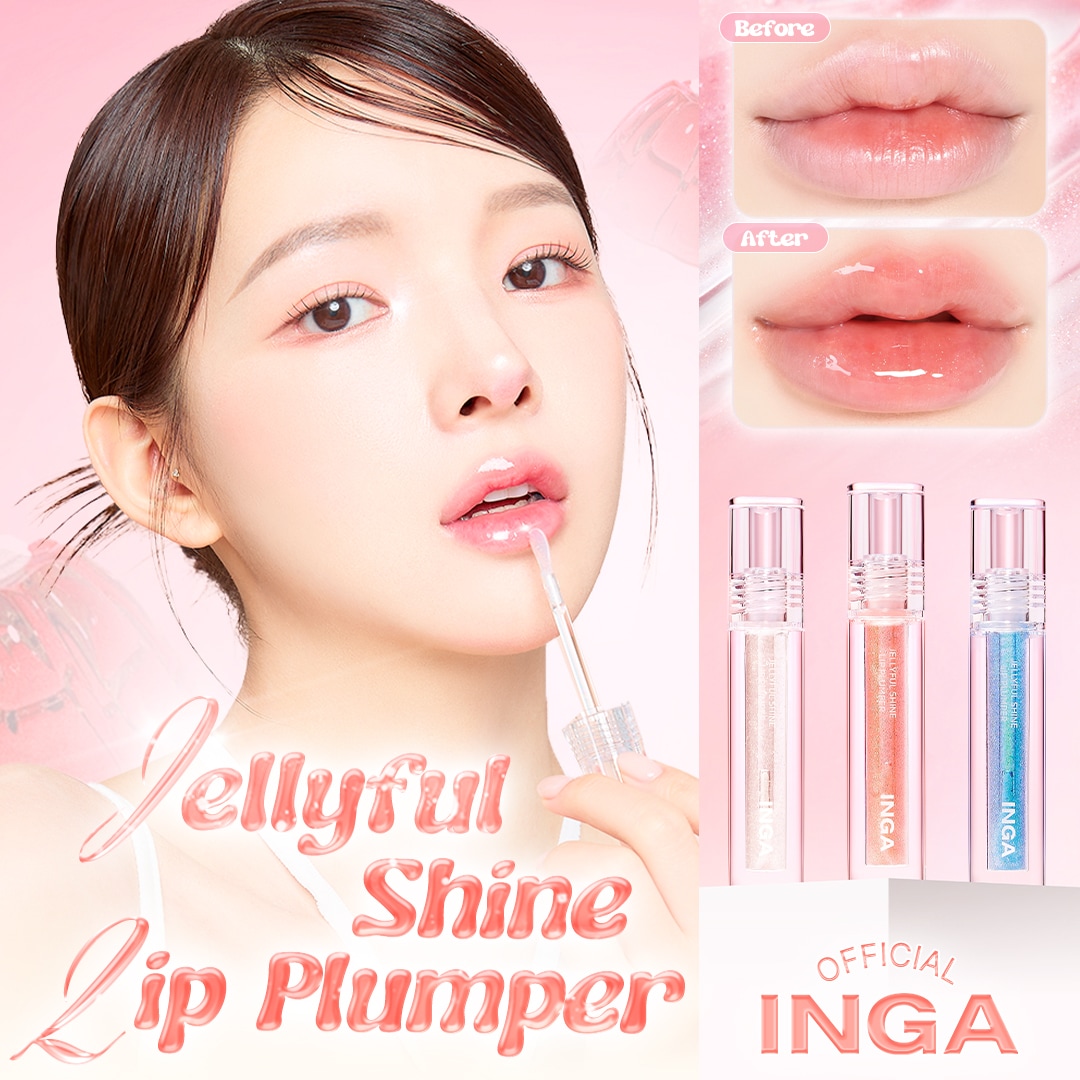 Qoo10] インガ 【公式】ゼリーシャインリッププランパー : ポイントメイク