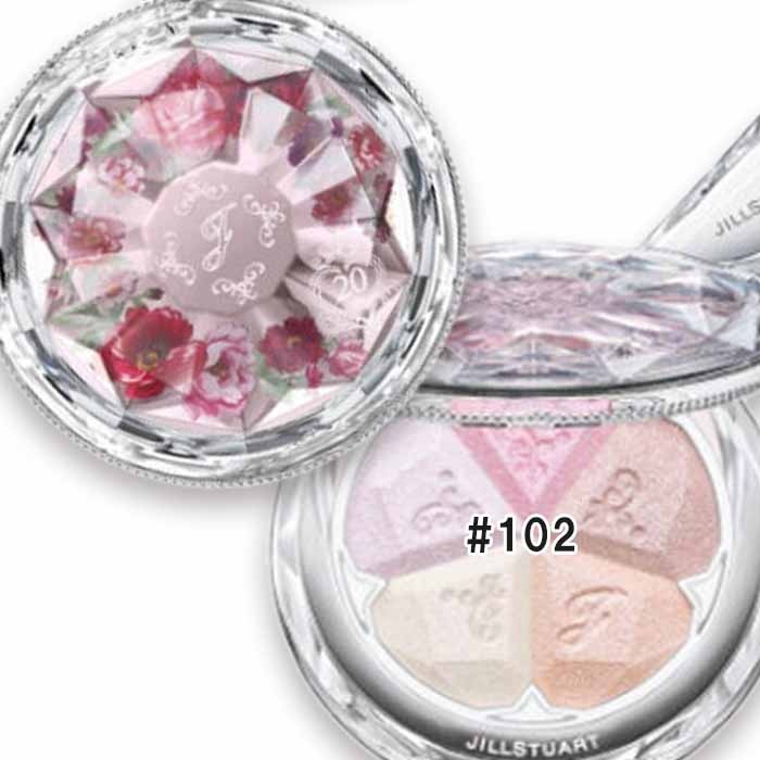 ジルスチュアート 【数量限定】ブルーム ミックスハイライト コンパクト ガーランドウィズユー 102 enchanted petal 5,428円