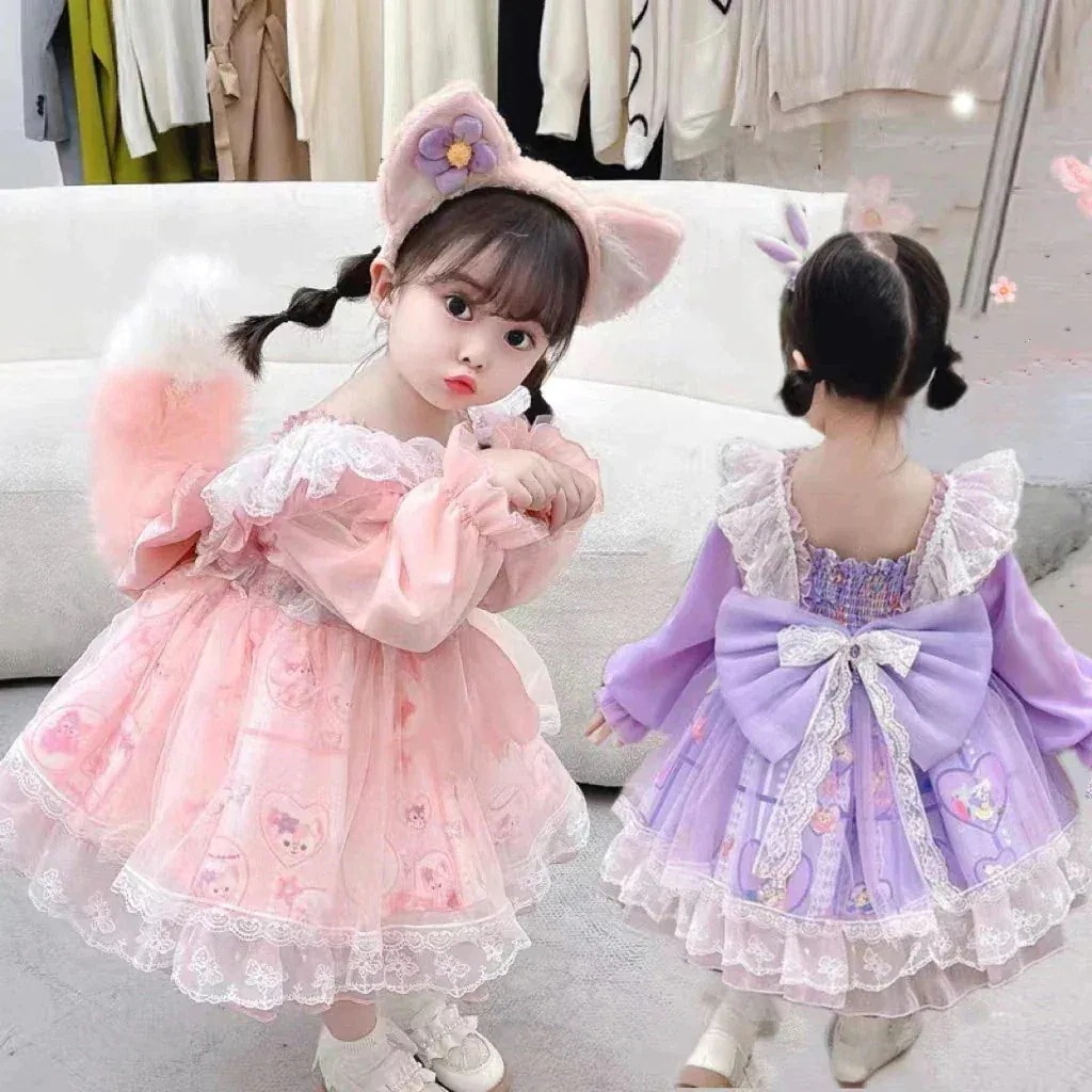 【10点セット】今だけ圧倒的販売 子供 プリンセス ドレス リーナベル ステラルー コスムドレス お姫様 キッズ 変身 なりきり 女の子 誕生日 クリスマスプレゼント1365