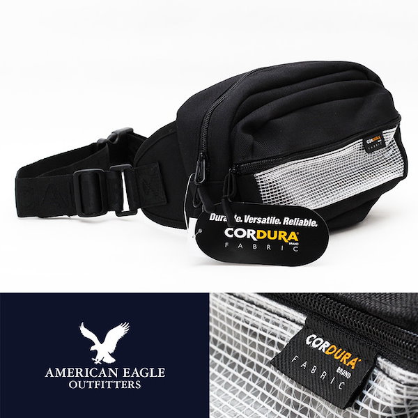 AMERICAN EAGLE ノベルティ PVCウエストポーチ - バッグ