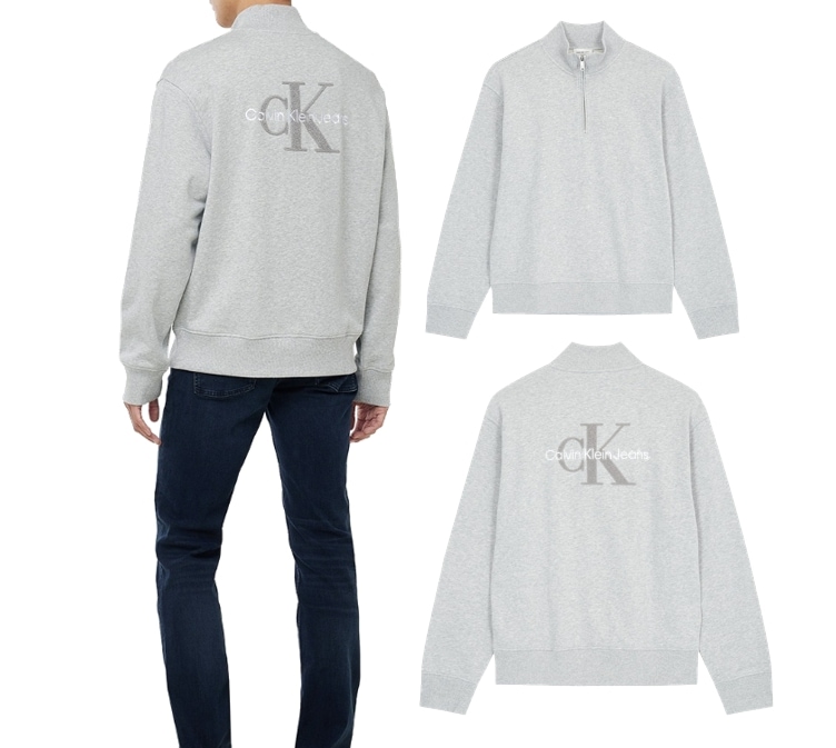 Half Zip-Up Sweatshirt (J326697)