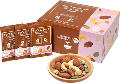 他サイト： by Amazon ナッツ&シード 30P 個包装 20グラム (NUTS TO MEET YOU)の商品画像