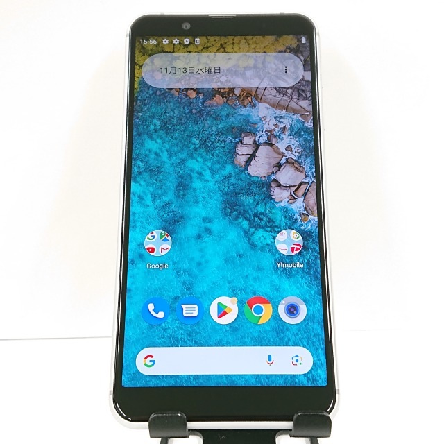 Android One S7 S7-SH Y!mobile シルバー 送料無料 本体 c08407 【中古】
