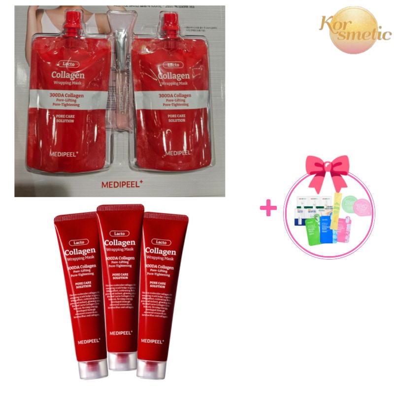 [塗るコラーゲン] [正品] レッドラクトコラーゲン包装マスク 100ml*2/70ml*3オリーブヤングマスクパック販売順位1位/毛穴の弾力/肌の弾力/リフティング水分を取り除くパック