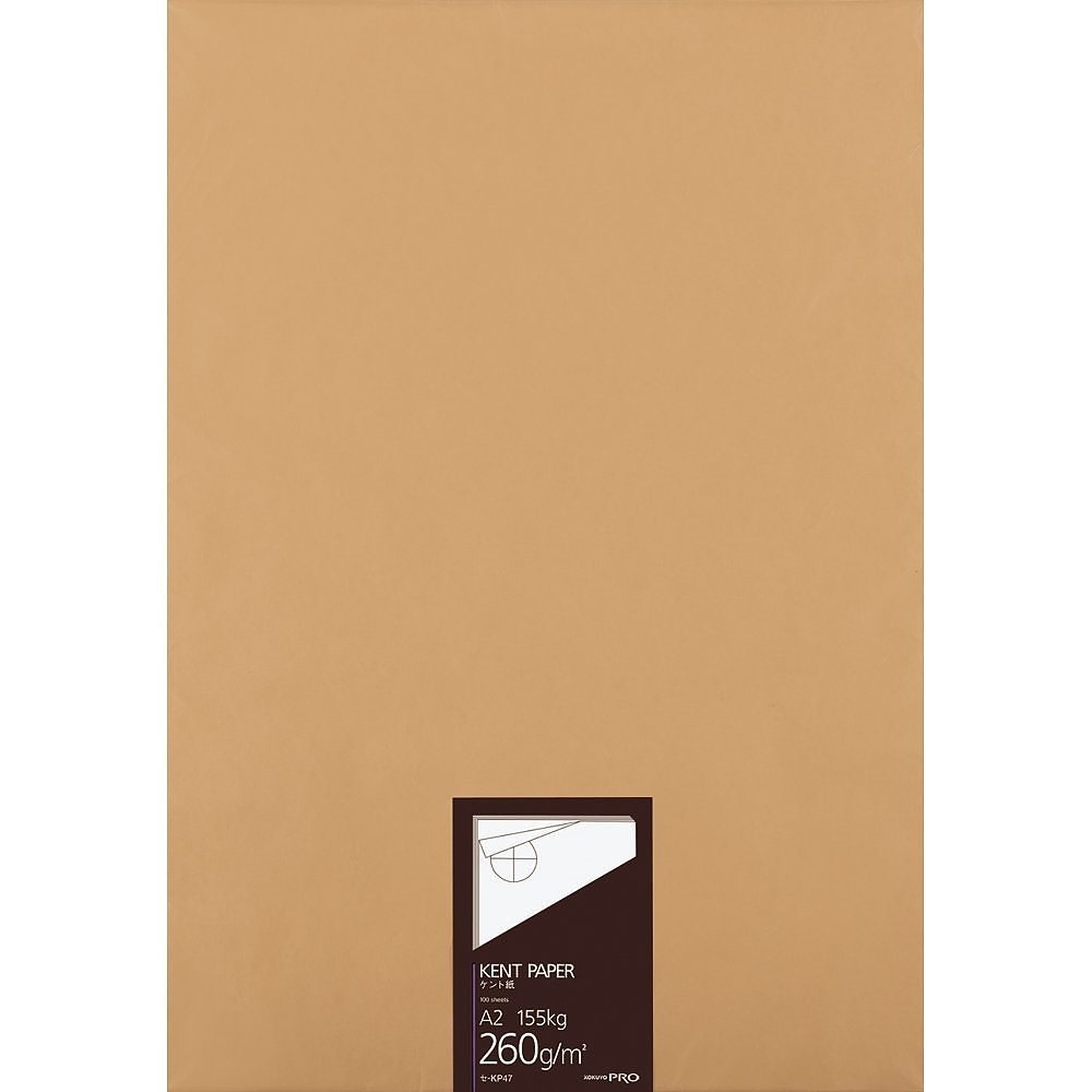（まとめ買い）高級ケント紙 A2 100枚 紙厚260g セ-KP47 [x3]