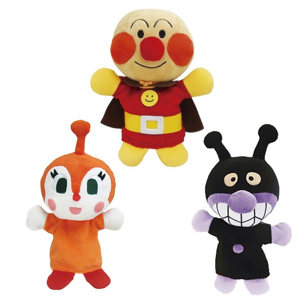 アンパンマン ハンドパペット 3点セット 新品 Qoo10] アンパンマン ハンドパペット 3種セット