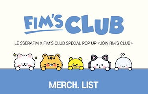 [LE SSERAFIM][2024.11][OFFICIAL][公式] LE SSERAFIM X FIMS CLUB SPECIAL POP UP (特典)