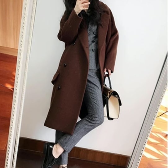 レディース ジャケット パンツ スーツ 前開き ストレートパンツ 膝下 9分丈 長袖 襟付き 角襟 タイト スリム 細身 ストレート Iライン ウエストマーク ファスナー ポケット 前開き 中厚手 6,796円