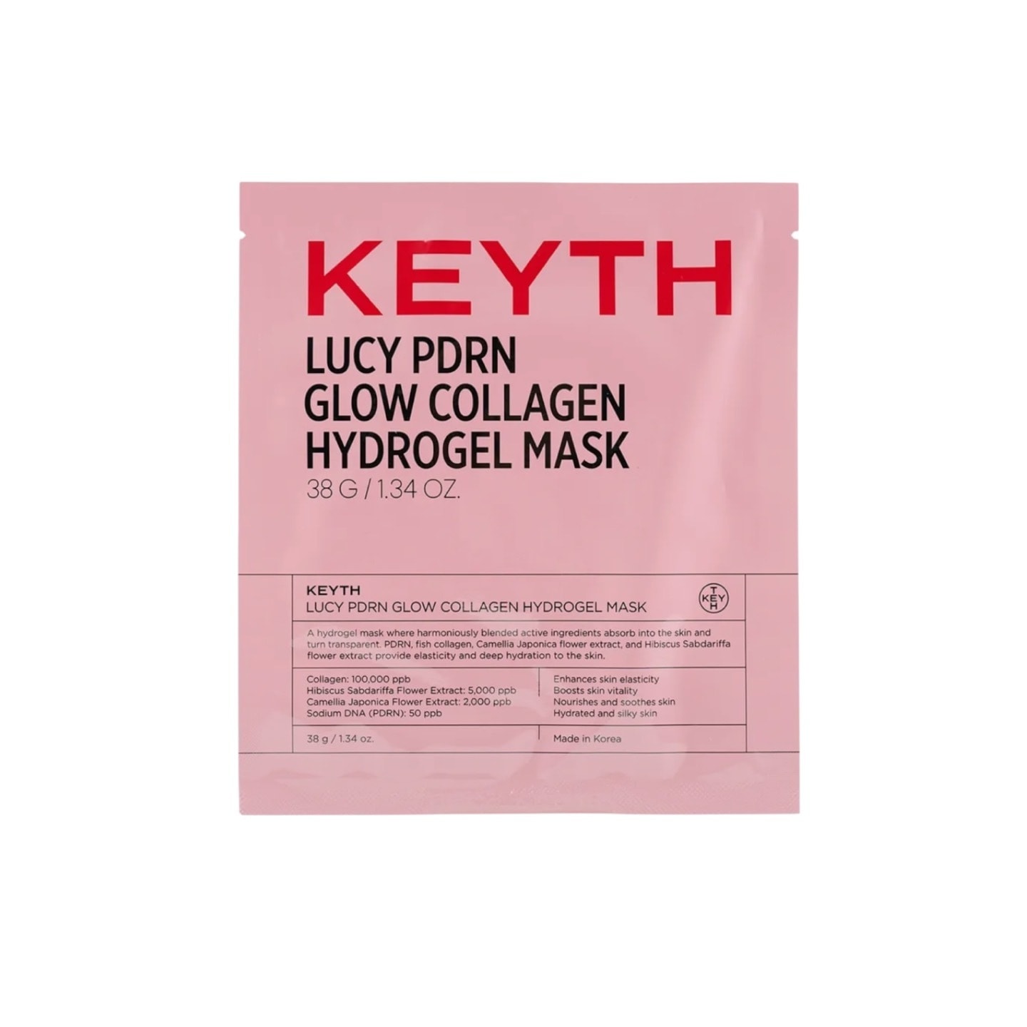 PDRN グローコラーゲン ハイドロゲルマスク 38G*4枚