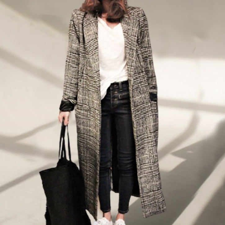 【１枚でコーデが決まる】 売れ切れ必至 千鳥格子 コート