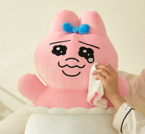 おぱんちゅうさぎ 人形 ふわふわ 80x40cm 5,084円