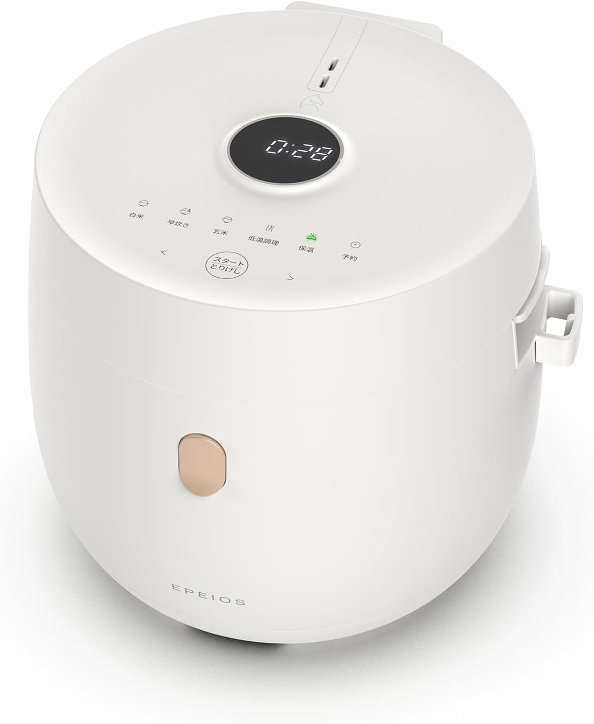 【2025 NEWモデル】エペイオス(Epeios) 炊飯器 一人暮らし 3合 4合 低温調理可 二人暮らし マイコン式 ライスクッカー 早炊き 予約 24時間保温