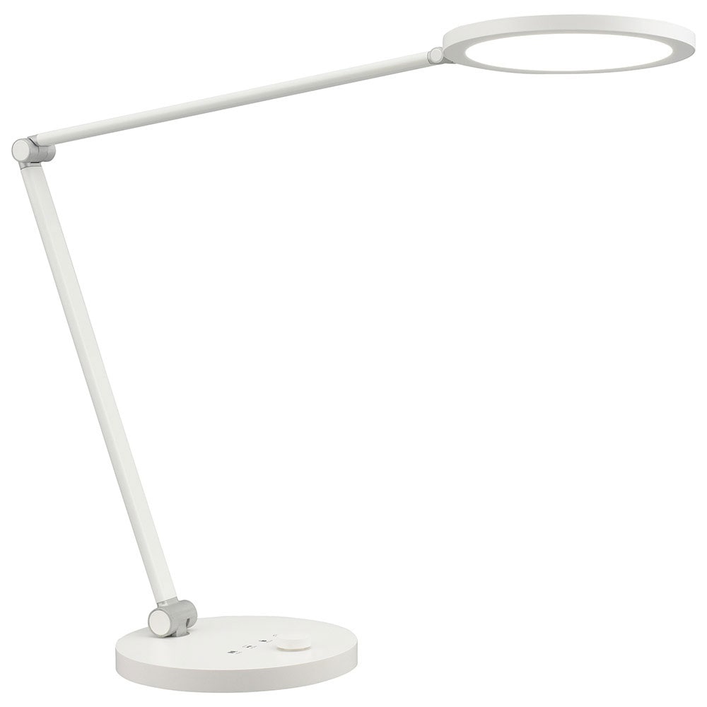 オーム ODS-LDC6K-W LEDデスクライト調光調色 タイマー機能付 ODSLDC6KW