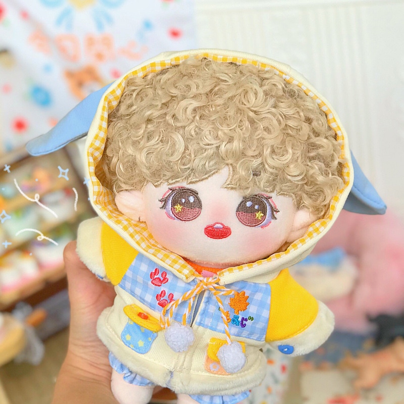 ぬいぐるみ 20cm 無属性 本体 着せ替え人形朱一龍スター人形q版スターネット赤人形着せ替え玩具裸人形