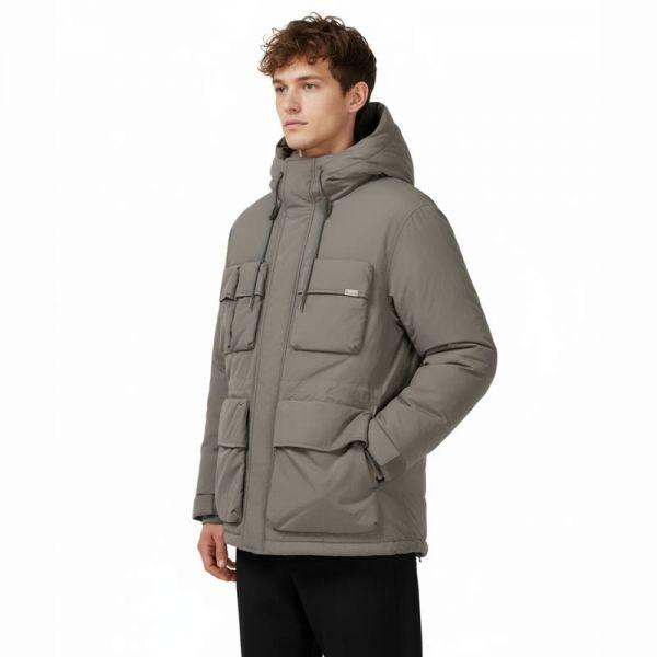 SNOWPEAK APPAREL ランド フード ヘビー ジャケット S24WMTDJ30 ダークカーキ