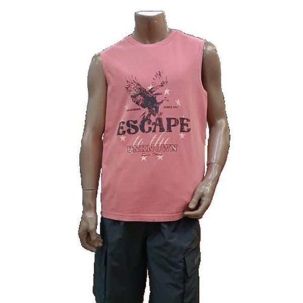 （共用）ガーメントダイイング イーグル ノースリーブTシャツ JR2TSU601PK_BP_BP
