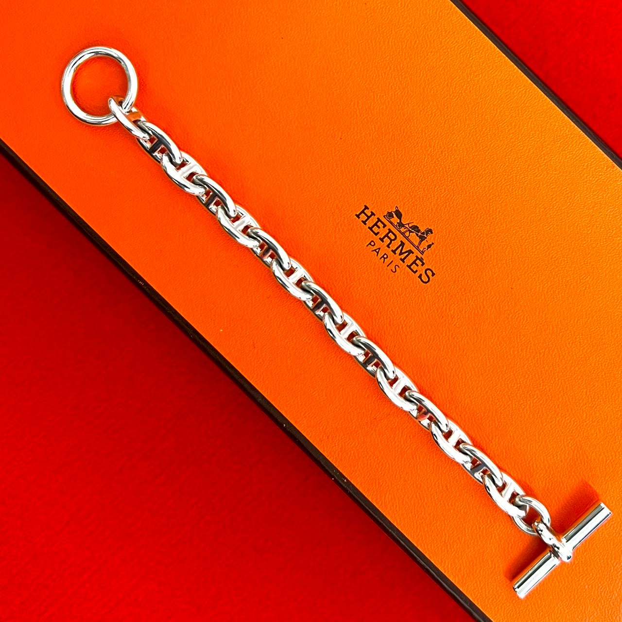 ヴィンテージ シェーヌダンクル PM 15コマブレスレット シルバー925 シルバー 20759