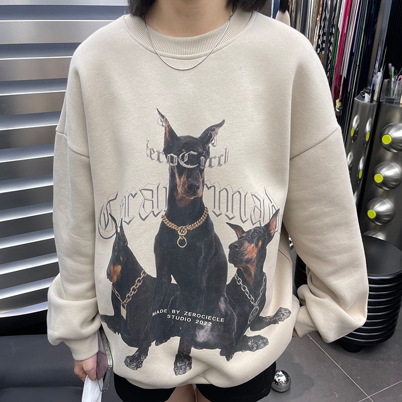プリントスウェット トップス プルオーバー トレーナー 袖あり 長袖 ラウンドネック リブ かわいい 大人可愛い きれいめ シンプル カジュアル 大人 上品 おしゃれ お洒落 大人可愛い 大人女子