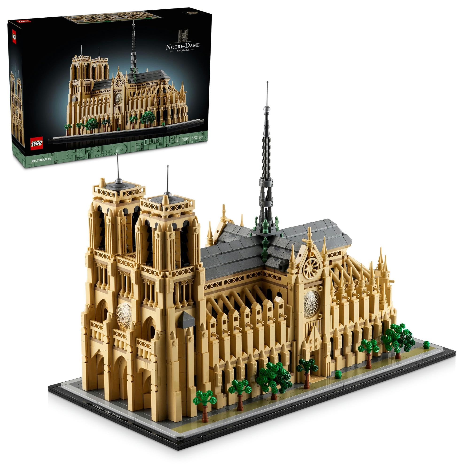 レゴ LEGO アーキテクチャー ノートルダム大聖堂 4383ピース おもちゃ 玩具 誕生日 ギフト プレゼント ブロック 母の日 父の日 男性 女性 コレクション ディスプレイ インテリア オシャレ