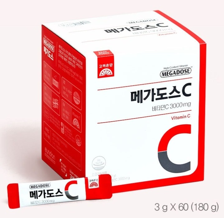 高麗ウンダン メガドスC ビタミンC 3000mg 60p 5,220円