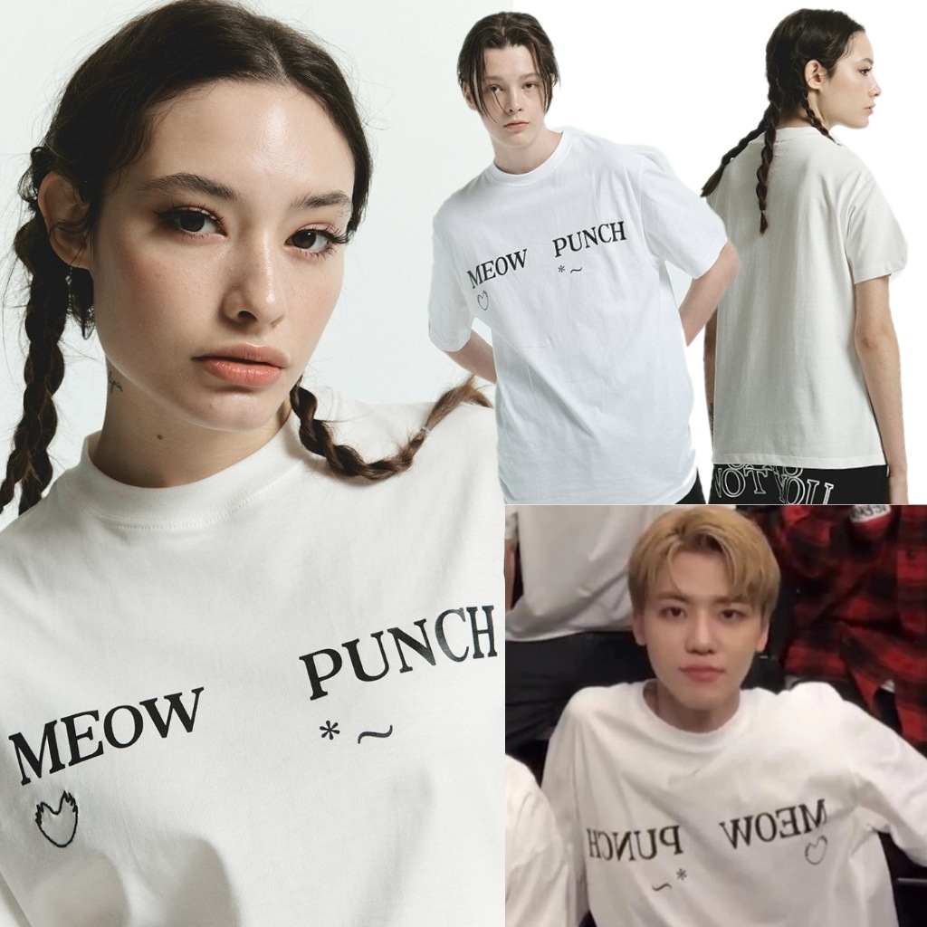 【ITZAVIBE】MEOW PUNCH T-SHIRTS [ NCT dream ジェミン着用]