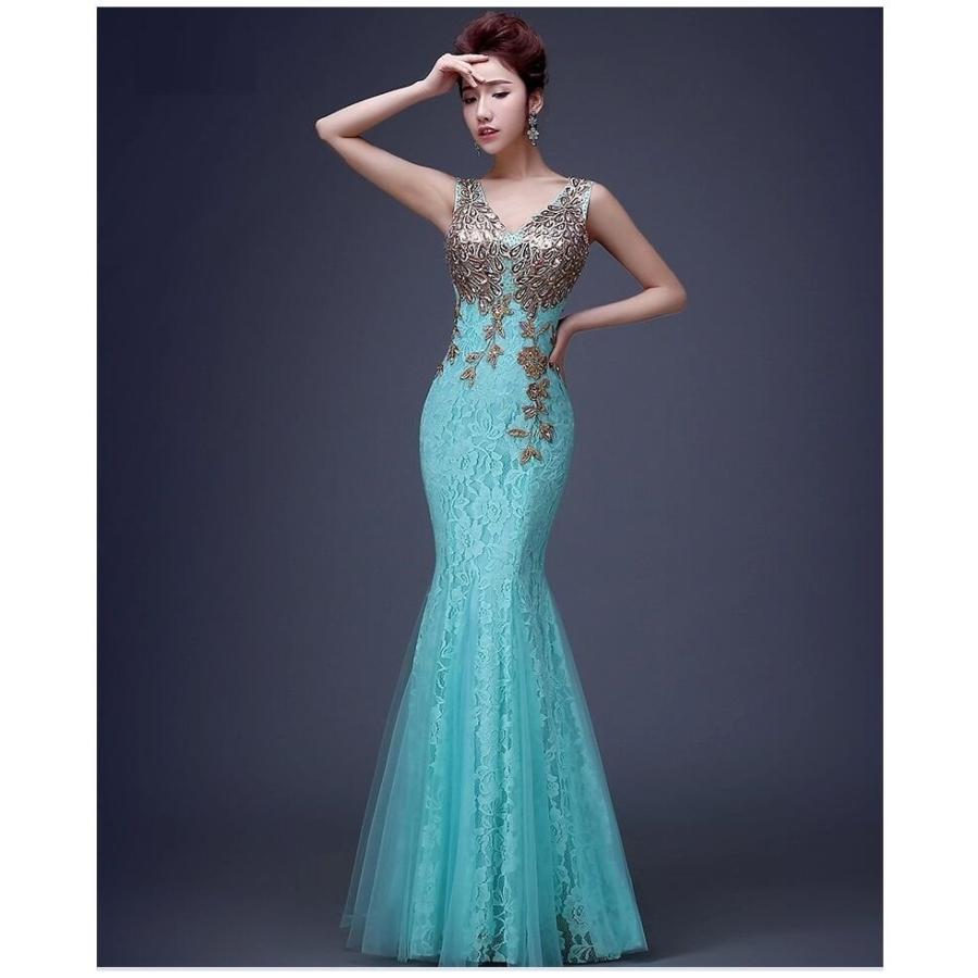 ロングドレス カラードレス 演奏会 パーティードレス マーメイドドレス 結婚式 ピアノ 発表会 お呼ばれ 二次会 披露宴 フォーマル 上品 大人 高級 マキシ丈-197