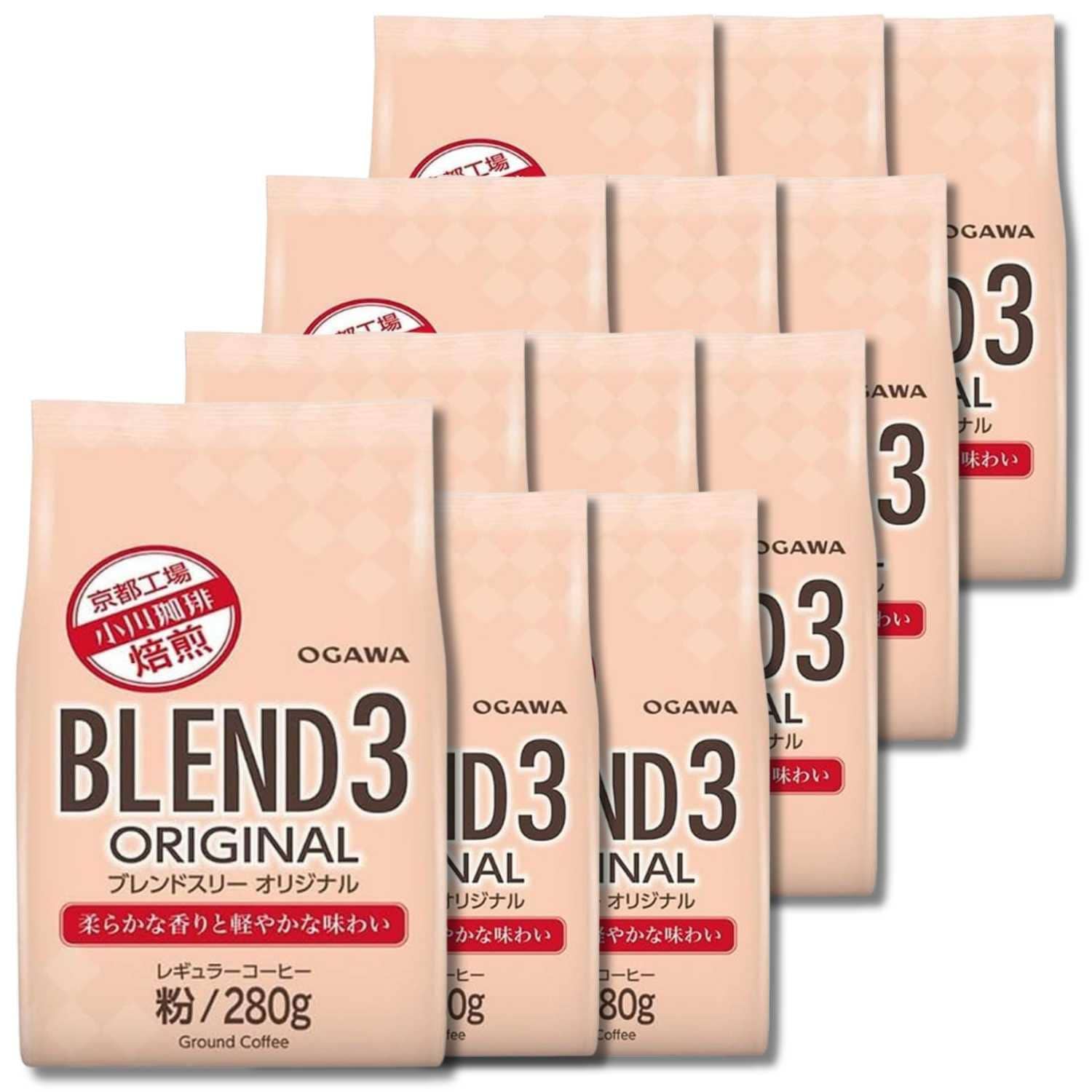 12個セット 小川珈琲店 ブレンド3 オリジナル 粉 230g
