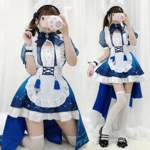 2枚購入で 2oo円FF!25発売ワンピース ロリータ 仮装 服 コスプレ メイド服 レディース メイド ゴスロリ コスム アニメ