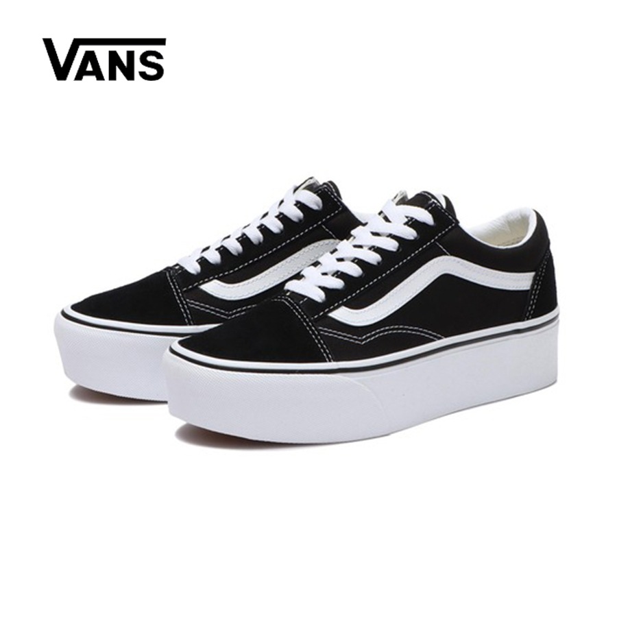 VANS ヴァンズ バンズ OLD SKOOL STACKFORM オールドスクール ブラック/ホワイト スニーカーメンズ レディース