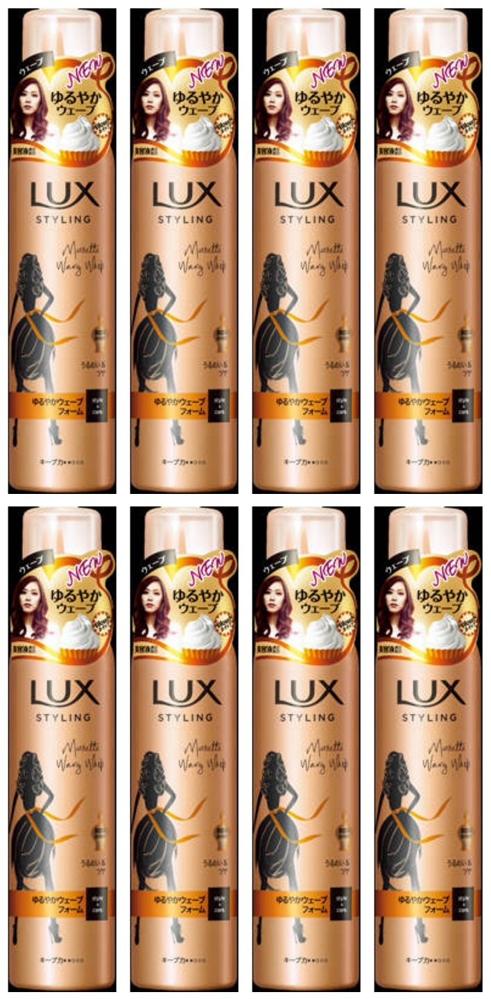 【まとめ買い】ラックス 美容液 スタイリング ゆるやか ウェーブ フォーム 130g×8個