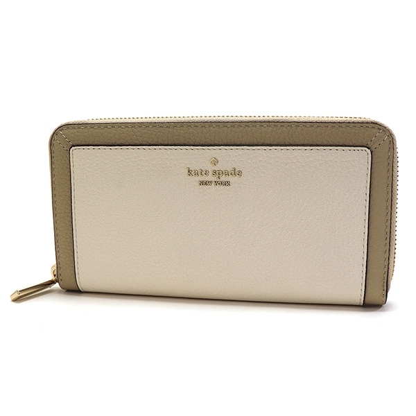 ケイトスペード 長財布 レディース KateSpade Wallet ラウンドファスナー ラージ コンチネンタル ウォレット ライトサンドマルチ KI835 250 【送料無料】