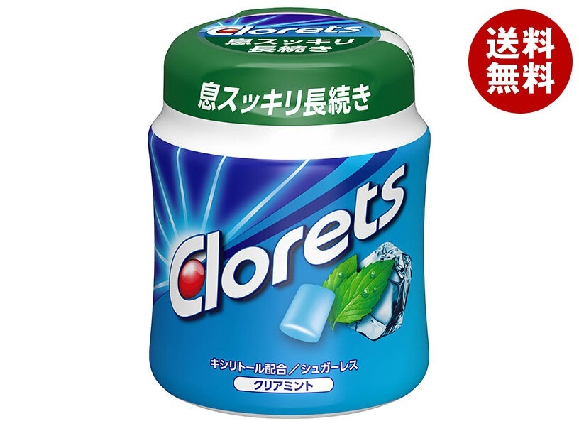 モンデリーズ・ジャパン クロレッツXP クリアミントボトルR(粒ガム) 140g×6個入×(2ケース)