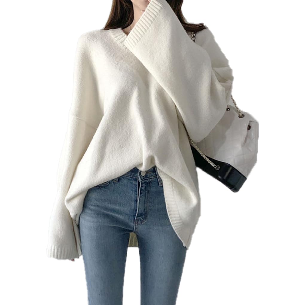 ニット セーター レディース プルオーバーセーター シンプル 長袖 クルーネック トップス カットソーセーター 秋 冬 無地 おしゃれ エレガント 着回し 保温 カジュアル 可愛い 通勤 5色