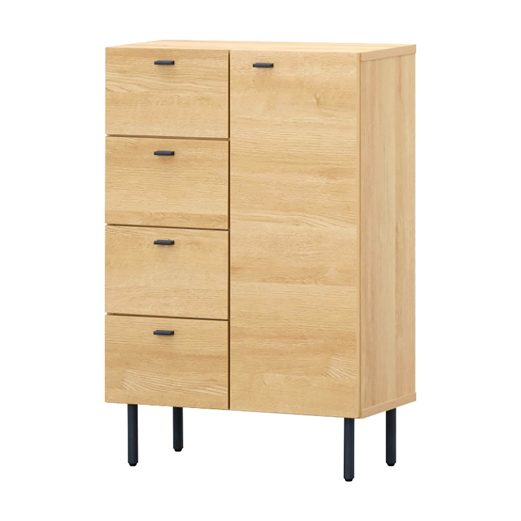 ベーシックプラス-26 リビングチェスト 幅60cm (H88) (ライトブラウン) 【完成品】 BASIC PLUS-26 LIVING CHEST 60 (H88) (OK-LBR) チェスト 収