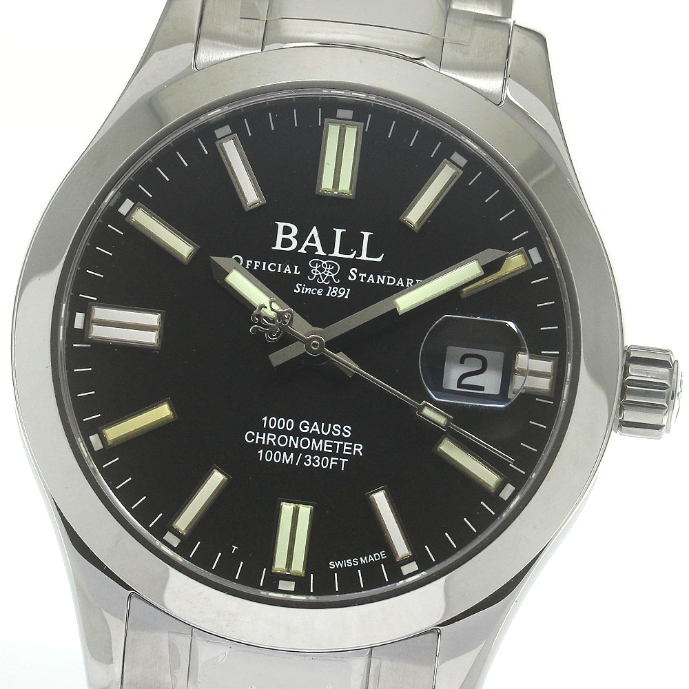 ボールウォッチ BALLWATCH NM2126C-S5C-BK2 エンジニアIII レジェンド デイト 自動巻き メンズ 美品 保証書付き_849873【中古】