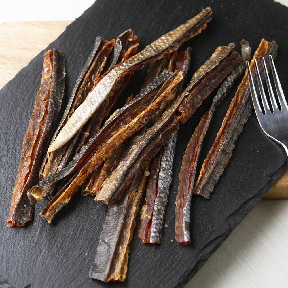 ５袋セット　国産　鮭のジャーキー　９０ｇX５袋　無添加　無着色　犬猫用おやつ　ＰａｃｋｕｎｘＣＯＣＯＡ　ＣＲＣ35―25―10―30―00