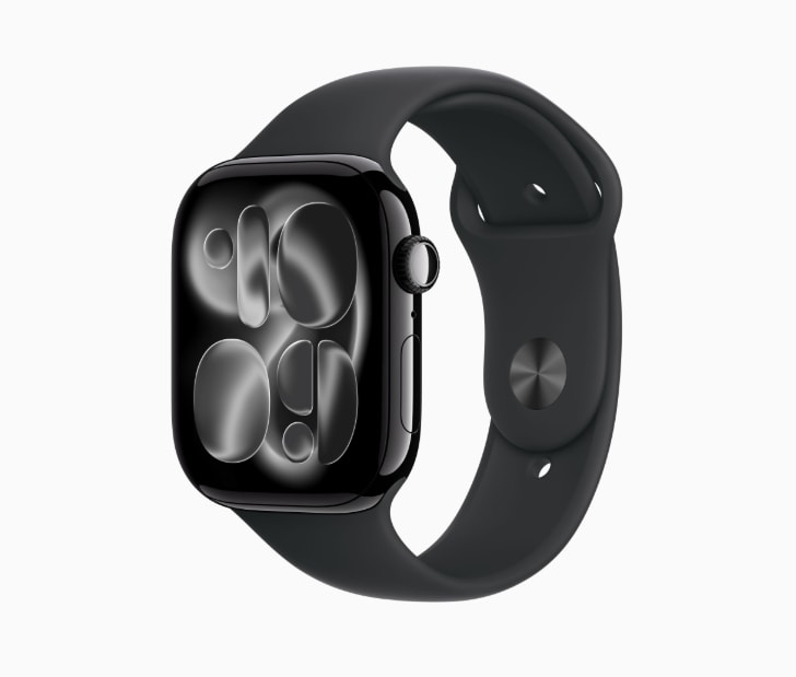 「新品」Apple Watch Series 11 GPS Cellularモデル 46mm MFC24J/A [ジェットブラック・ブラックスポーツバンド S/M] スマートウォッチ