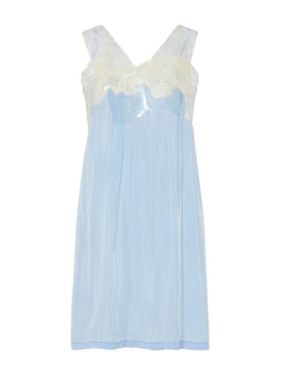 MAISON MARGIELA Women Mid Skirts S29DA0010 M35863488 LIGHT BLUE