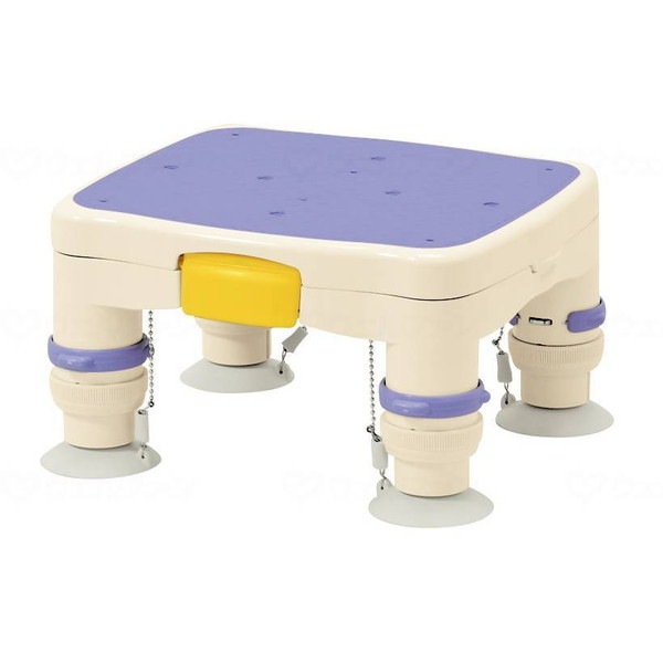 アロン化成 高さ調節付浴槽台R ミニ滑り止めシート ブルー 536483 メーカー直送