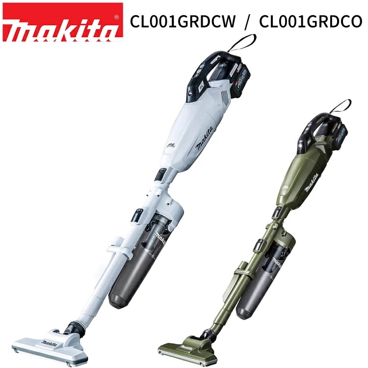 [正規店 1年保証] 掃除機 充電式 コードレス クリーナー CL001GRDCW CL001GRDCO 40Vmax ロック付きサイクロンアタッチメント フルセット カプセル式 コードレス掃除機
