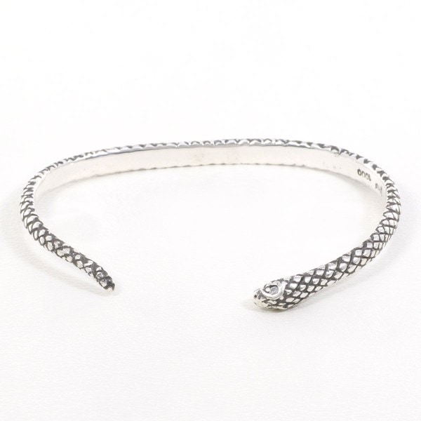 シルバー バングル ジルコニア 総重量約13.8g 約16cm ジュエリー 中古