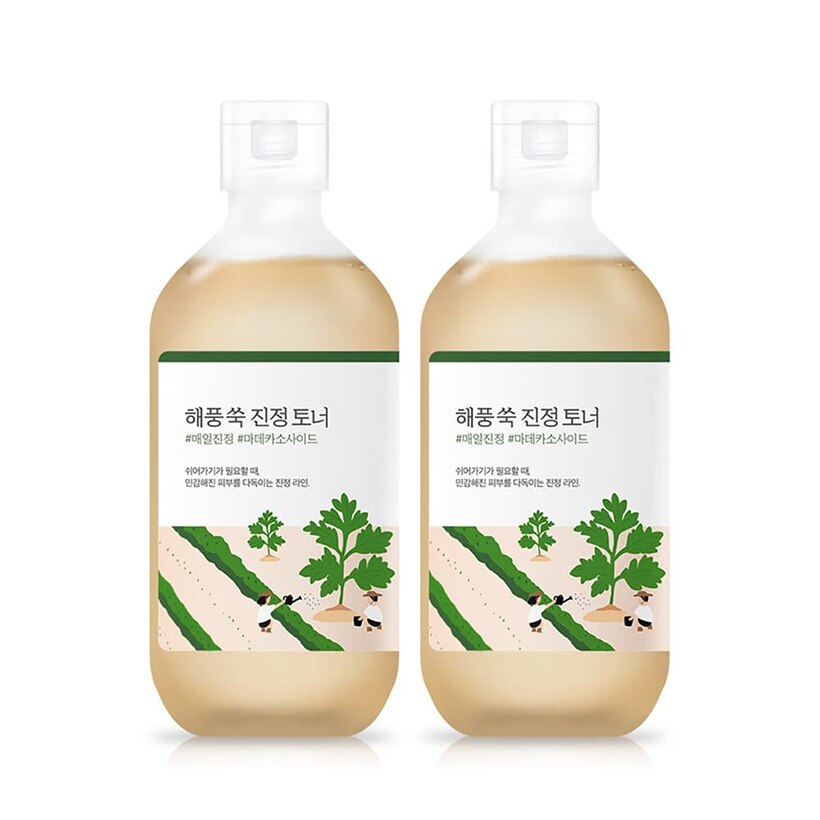 [1+1] ラウンドラップ海風ヨモギ鎮静トナー 300ml 2個