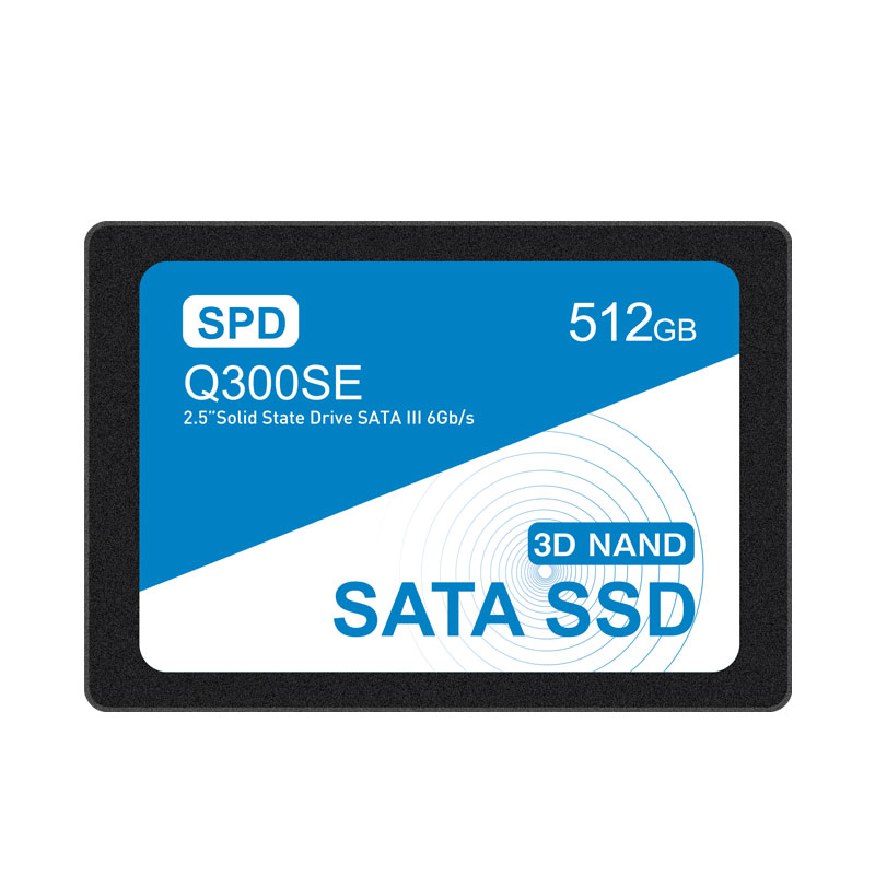 SPD 内蔵 SSD 512GB 5年保証 2.5インチ 7mm SATAIII 6Gb/s 550MB/s 3D NAND採用 Q300SE-512GS3D