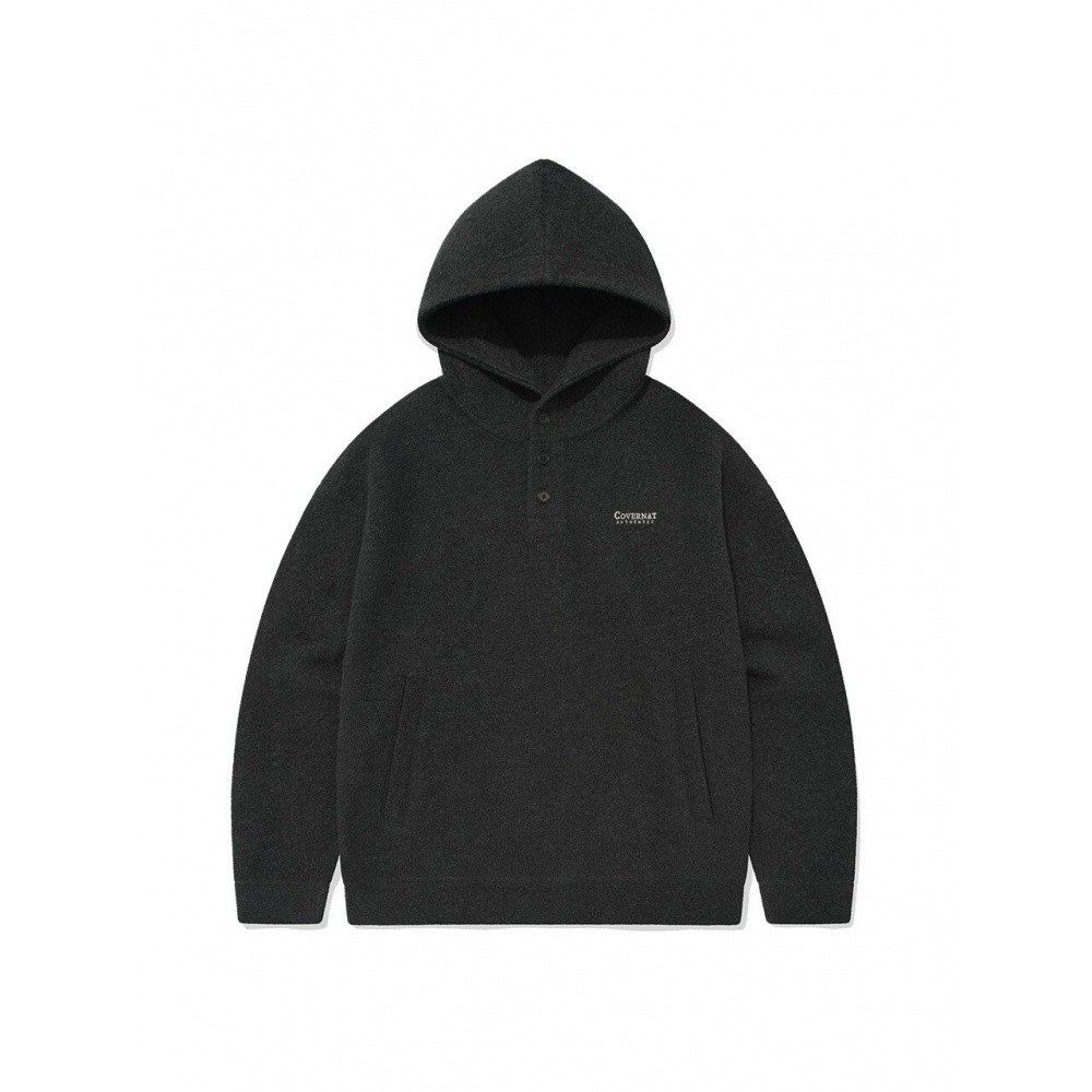 カバーナット 24FW ブックルジャージーパーカーチャコール