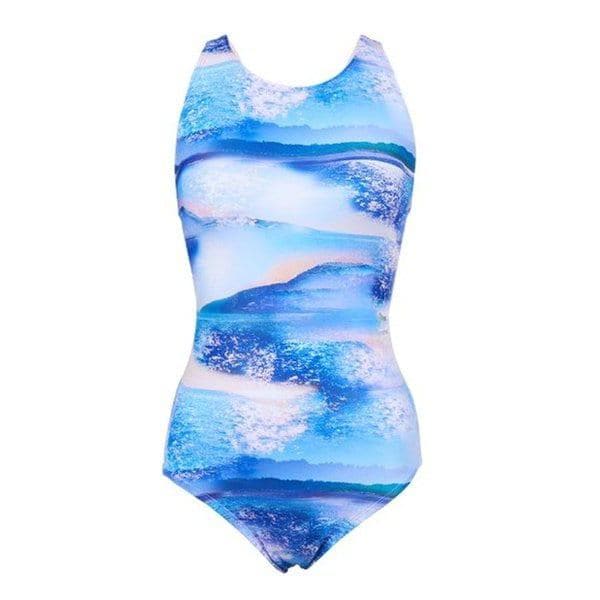 女性オーシャンXバックワンピース水着 RN-LS2F202-PP