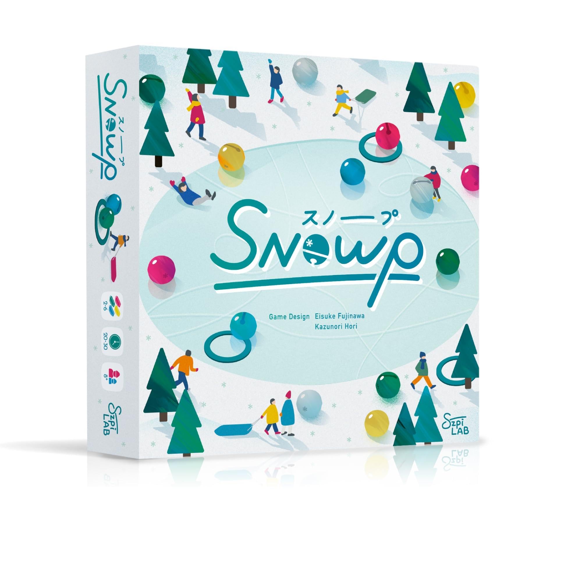 シュピラボ ボードゲーム スノープ Snowp 8歳以上 2-6人用 アクションゲーム