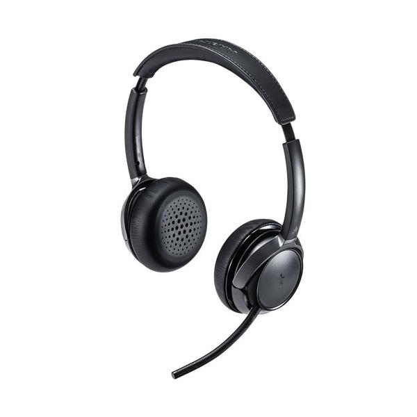 サンワサプライ MM-BTSH55BK Bluetoothヘッドセット ノイズキャンセリング機能付き 国内正規品