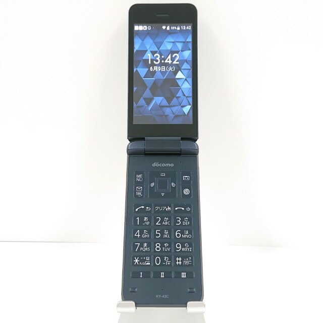 DIGNO ケータイ カメラレス KY-43C ドコモ ブラック 送料無料 本体 c20622 【中古】